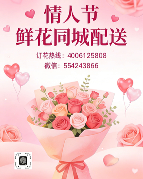长春南关区情人节鲜花同城配送